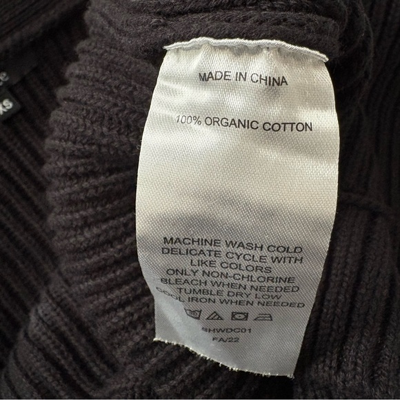 QUINCE oversized organic cotton cardigan - Picture 5 of 5